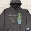 All Things Grow With Love Hoodie - Plant Lover Gift GHD1094
