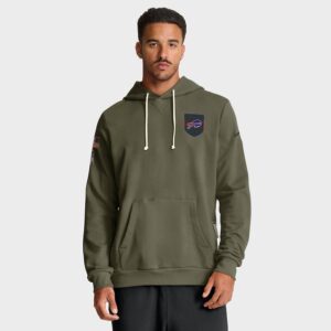 Buffalo Bills 2025 Salute to Service Sideline Standard Issue Dri-FIT Hoodie - Olive