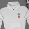 Cactus Pocket Hoodie - Plant Lover Gift GHD1079