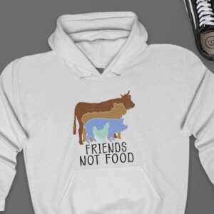 Friends Not Food Hoodie - Vegan Gift GHD1110