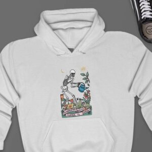 Gardening Because Murder Is Wrong Hoodie - Funny Gardener Gift GHD1025