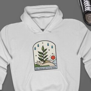 Grow Through What You Go Through Hoodie - Gardening Gift GHD1020