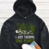 I Just Love Plants Hoodie - Plant Lover Gift GHD1100
