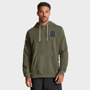 Indianapolis Colts 2025 Salute to Service Sideline Standard Issue Dri-FIT Hoodie - Olive