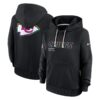 Kansas City Chiefs Women's 2025 NFL Crucial Catch Sideline Standard Issue Dri-FIT Hoodie - Black