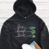 Live Laugh Love Hoodie - Plant Enthusiast Gift GHD1078