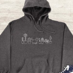 My Plants And Dog Hoodie - Plant Lover Gift GHD1059