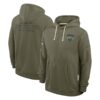 New York Jets 2025 Salute to Service Sideline Standard Issue Dri-FIT Hoodie - Olive