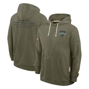 New York Jets 2025 Salute to Service Sideline Standard Issue Dri-FIT Hoodie - Olive