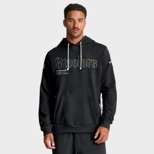 Pittsburgh Steelers 2025 NFL Crucial Catch Sideline Standard Issue Dri-FIT Hoodie - Black