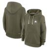 Pittsburgh Steelers Women's 2025 Salute to Service Sideline Standard Issue Dri-FIT Hoodie - Olive