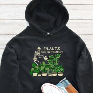 Plants Are My Therapy Hoodie - Plant Lover Gift GHD1052