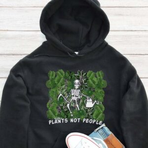 Plants Not People Hoodie - Plant Lover Gift GHD1077