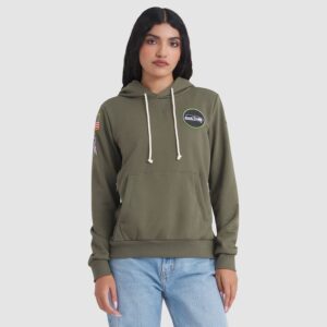 Seattle Seahawks Women's 2025 Salute to Service Sideline Standard Issue Dri-FIT Hoodie - Olive
