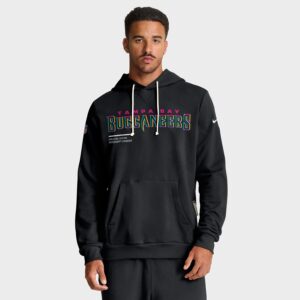 Tampa Bay Buccaneers 2025 NFL Crucial Catch Sideline Standard Issue Dri-FIT Hoodie - Black