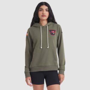 Tampa Bay Buccaneers Women's 2025 Salute to Service Sideline Standard Issue Dri-FIT Hoodie - Olive