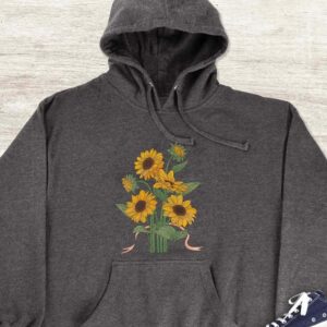 The SunFlower Hoodie - Floral Design Gift GHD1166