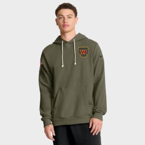 Washington Commanders 2025 Salute to Service Sideline Standard Issue Dri-FIT Hoodie - Olive